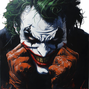 Joker Moody Bisley Style Vinyl Car Decal Sticker – Waterproof & UV-Resistant 4.0"