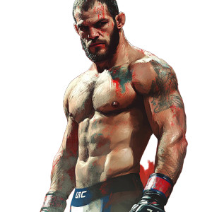 Jon Fitch Mma Vinyl Car Decal Sticker – Waterproof & UV-Resistant 4.0"