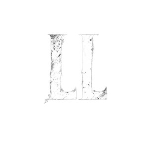 Ll Logo Dramatic Contrast Vinyl Car Decal Sticker – Waterproof & UV-Resistant 4.0"