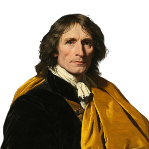 Medieval Lord Portrait Vinyl Car Decal Sticker – Waterproof & UV-Resistant 4.0"