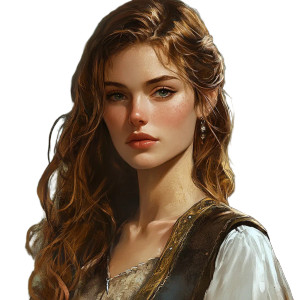 Mid Aged Woman Fantasy Vinyl Car Decal Sticker – Waterproof & UV-Resistant 4.0"