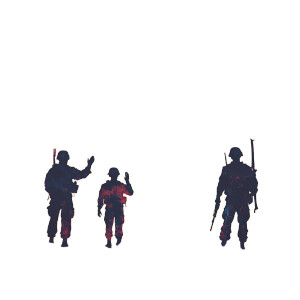 Military Salute Cover Vinyl Car Decal Sticker – Waterproof & UV-Resistant 4.0"