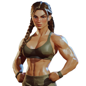 Muscular Woman Glamour Lowpoly Vinyl Car Decal Sticker – Waterproof & UV-Resistant 4.0" Muscular Woman Glamour Lowpoly Vinyl Car Decal Sticker – Waterproof & UV-Resistant 4.0"