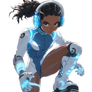 My Hero Academia Superhero Rollerskates Vinyl Car Decal Sticker – Waterproof & UV-Resistant 4.0"