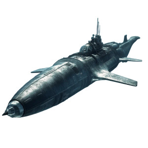Nautilus Submarine Design Vinyl Car Decal Sticker – Waterproof & UV-Resistant 4.0"
