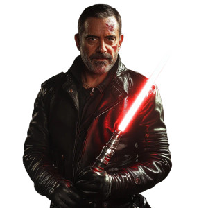 Negan Lightsaber Walking Dead Vinyl Car Decal Sticker – Waterproof & UV-Resistant 4.0"