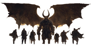 Obese Bat Goat Demon Vinyl Car Decal Sticker – Waterproof & UV-Resistant 7.14"