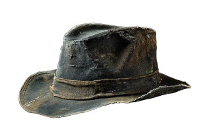 Old Weathered Hat Vinyl Car Decal Sticker – Waterproof & UV-Resistant 6.0"