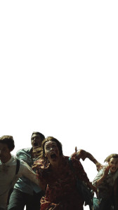 Panicked Fleeing Smoke Closeup Vinyl Car Decal Sticker – Waterproof & UV-Resistant 4.0"