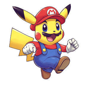 Pikachu As Mario Running Vinyl Car Decal Sticker – Waterproof & UV-Resistant 4.0" Pikachu As Mario Running Vinyl Car Decal Sticker – Waterproof & UV-Resistant 4.0"