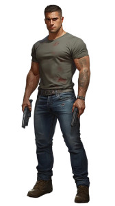 Puerto Rican Gunman Alley Vinyl Car Decal Sticker – Waterproof & UV-Resistant 4.0"