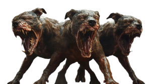 Realistic Cerberus Underworld Watchdog Vinyl Car Decal Sticker – Waterproof & UV-Resistant 7.14"