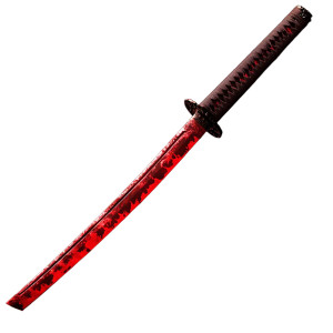 Red Katana Vinyl Car Decal Sticker – Waterproof & UV-Resistant 4.0"