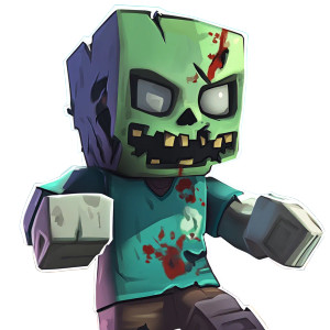 Roblox Zombie Graphics Vinyl Car Decal Sticker – Waterproof & UV-Resistant 4.0"