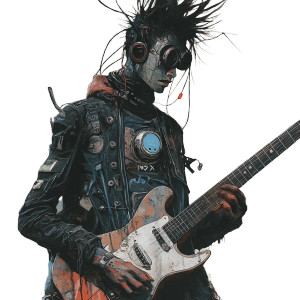 Rockstar Enki Bilal Style Vinyl Car Decal Sticker – Waterproof & UV-Resistant 4.0"