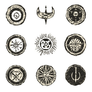 Runes White Background Vinyl Car Decal Sticker – Waterproof & UV-Resistant 4.0" Runes White Background Vinyl Car Decal Sticker – Waterproof & UV-Resistant 4.0"