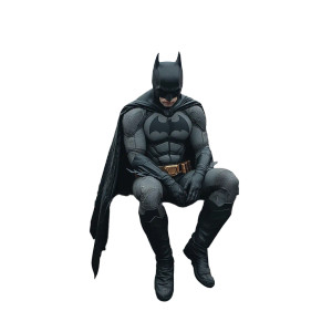 Sad Batman Moscow Highrise Vinyl Car Decal Sticker – Waterproof & UV-Resistant 4.0"