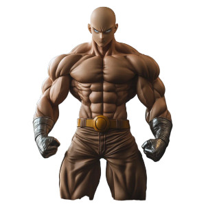 Saitama Figurine Hd Vinyl Car Decal Sticker – Waterproof & UV-Resistant 4.0"
