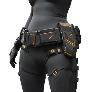 Sci Fi Tactical Belt Vinyl Car Decal Sticker – Waterproof & UV-Resistant 4.0"