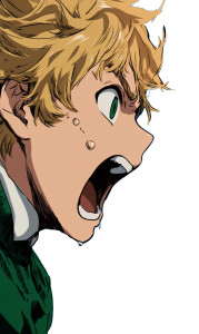 Screaming Blond Anime Face Vinyl Car Decal Sticker – Waterproof & UV-Resistant 4.0"