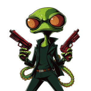 Skinny Frog Mob Leader Vinyl Car Decal Sticker – Waterproof & UV-Resistant 4.0"