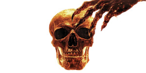 Skull Flames Demon Claw Vinyl Car Decal Sticker – Waterproof & UV-Resistant 8.0"