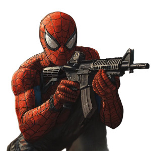 Spiderman Ak47 Vinyl Car Decal Sticker – Waterproof & UV-Resistant 4.0" Spiderman Ak47 Vinyl Car Decal Sticker – Waterproof & UV-Resistant 4.0"