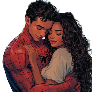 Spiderman Maryjane Bedroom Happy Vinyl Car Decal Sticker – Waterproof & UV-Resistant 4.0"