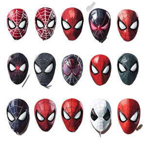 Spiderman Mask Designs Vinyl Car Decal Sticker – Waterproof & UV-Resistant 4.0"