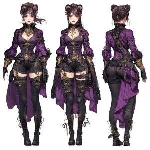 Steampunk Female Concept Vinyl Car Decal Sticker – Waterproof & UV-Resistant 4.0" Steampunk Female Concept Vinyl Car Decal Sticker – Waterproof & UV-Resistant 4.0"