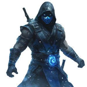 Sub Zero Concept Art Anime Vinyl Car Decal Sticker – Waterproof & UV-Resistant 4.0"