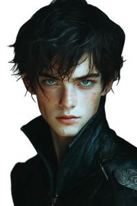 Teenager Boy Dark Hair Dnd Vinyl Car Decal Sticker – Waterproof & UV-Resistant 4.0"