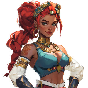 Urbosa Video Vinyl Car Decal Sticker – Waterproof & UV-Resistant 4.0"