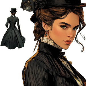 Victorian Detective Mystery Scene Vinyl Car Decal Sticker – Waterproof & UV-Resistant 4.0" Victorian Detective Mystery Scene Vinyl Car Decal Sticker – Waterproof & UV-Resistant 4.0"