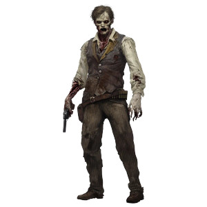 Victorian Zombie Concept Vinyl Car Decal Sticker – Waterproof & UV-Resistant 4.0"