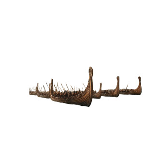 Viking Rowing River Vinyl Car Decal Sticker – Waterproof & UV-Resistant 4.0"