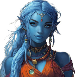 Water Genasi Female Vinyl Car Decal Sticker – Waterproof & UV-Resistant 4.0" Water Genasi Female Vinyl Car Decal Sticker – Waterproof & UV-Resistant 4.0"