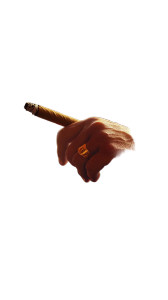 Wealthy Man Cigar Redwood Vinyl Car Decal Sticker – Waterproof & UV-Resistant 4.0"