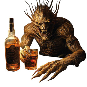 Whisky Humanoid Monster Vinyl Car Decal Sticker – Waterproof & UV-Resistant 4.0" Whisky Humanoid Monster Vinyl Car Decal Sticker – Waterproof & UV-Resistant 4.0"