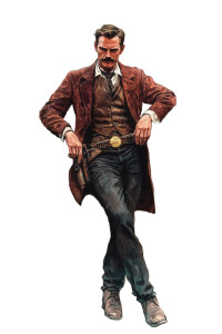 Wyatt Earp Saloon Sketch Vinyl Car Decal Sticker – Waterproof & UV-Resistant 4.0" Wyatt Earp Saloon Sketch Vinyl Car Decal Sticker – Waterproof & UV-Resistant 4.0"