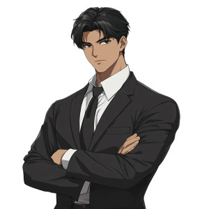 Young Japanese Lecturer Anime Vinyl Car Decal Sticker – Waterproof & UV-Resistant 4.0"