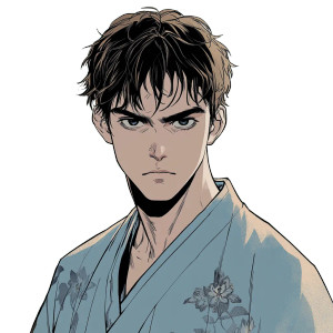 Young Man Blue Robe Vinyl Car Decal Sticker – Waterproof & UV-Resistant 4.0" Young Man Blue Robe Vinyl Car Decal Sticker – Waterproof & UV-Resistant 4.0"