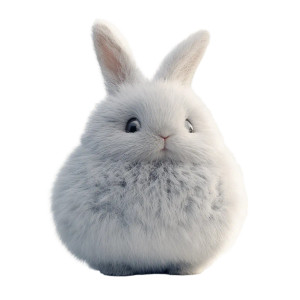 3D Fluffy Rabbit Vinyl Car Decal Sticker – Waterproof & UV-Resistant 4.0" 3D Fluffy Rabbit Vinyl Car Decal Sticker – Waterproof & UV-Resistant 4.0"