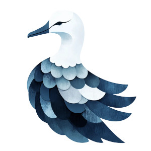 Albatross Scales Metamorphosis Vinyl Car Decal Sticker – Waterproof & UV-Resistant 4.0"