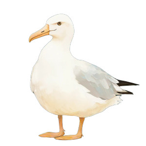 Albatross Sideways Vinyl Car Decal Sticker – Waterproof & UV-Resistant 4.0" Albatross Sideways Vinyl Car Decal Sticker – Waterproof & UV-Resistant 4.0"