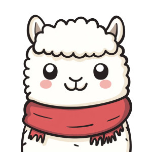 Alpaca Scarf Kawaii Vector Vinyl Car Decal Sticker – Waterproof & UV-Resistant 4.0" Alpaca Scarf Kawaii Vector Vinyl Car Decal Sticker – Waterproof & UV-Resistant 4.0"