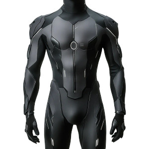 Anime Male Futuristic Bodysuit Vinyl Car Decal Sticker – Waterproof & UV-Resistant 4.0"