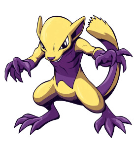 Anime Pokemon Fighting Pose Vinyl Car Decal Sticker – Waterproof & UV-Resistant 4.0"