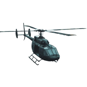 Apocalyptic Rooftop Helicopter Pov Vinyl Car Decal Sticker – Waterproof & UV-Resistant 4.0"