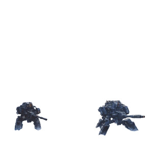 Arctic Mechs Warzone Watercolor Vinyl Car Decal Sticker – Waterproof & UV-Resistant 4.0"